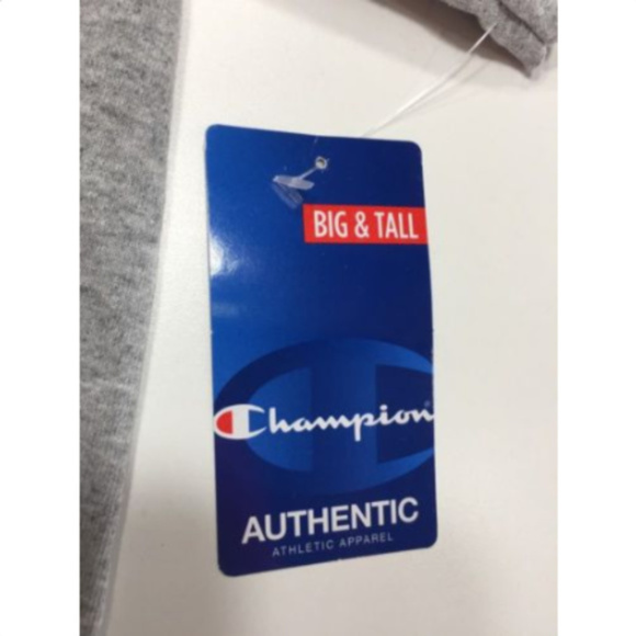 Champion Script Logo T Shirt Gray 2XL - Picture 4 of 4